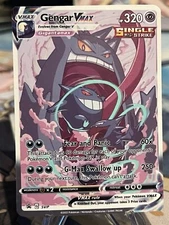 Pokemon Gengar Vmax promo rare Waifu Doujin  ACG DIY Full Art Card New