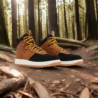 Nike Lunar Force 1 DUCKBOOT 2016 (805899202) Ale Brown/Black - Size 11.5M 13W