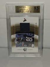 2003 SP Authentic Authentic Threads Gold ANDRE JOHNSON Jersey Rookie Limited /25