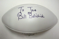 BILL BELICHICK NEW ENGLAND PATRIOTS SB CHAMPS LAST ONE W/COA SIGNED FOOTBALL