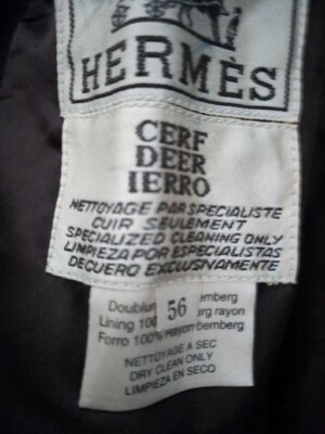 Hermès Blazer Jacke aus Hirschleder - einwandfrei - sehr wenig getragen - Gr. 56 -