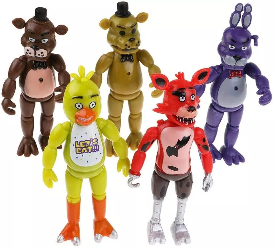 5 Pcs Five Nights At Freddy's FNAF 6'' Action Figures Holiday gift toy