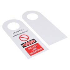 Scaffolding Tags - ''Danger / Do Not Use'' (Pack of 10) Red