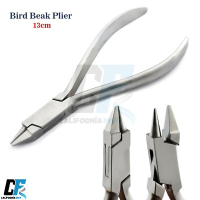 Dental Bird Beak Plier Orthodontic Wire Bending Forming Spring Adjusting Pliers