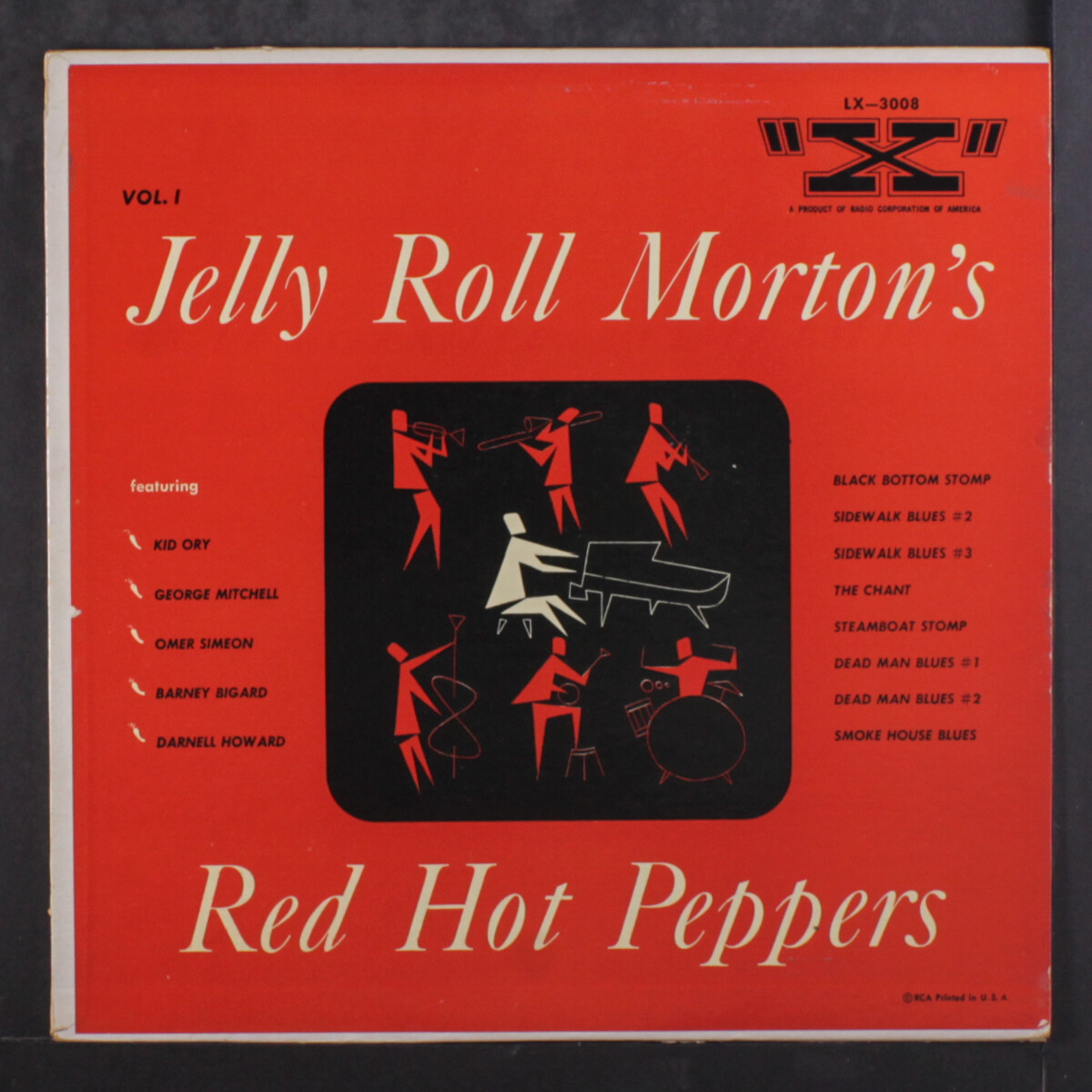 JELLY ROLL MORTON: jelly roll morton's red hot peppers vol. 1 X 10