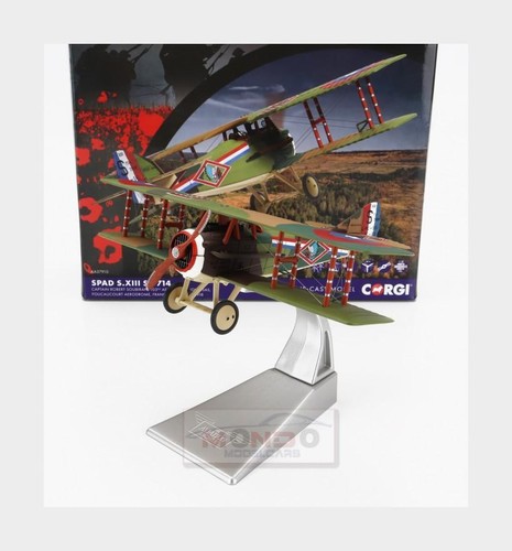 1:72 CORGI Spad Sxiii Aero Squadron Usas Militärflugzeug 1918 grün AA37910 Monate