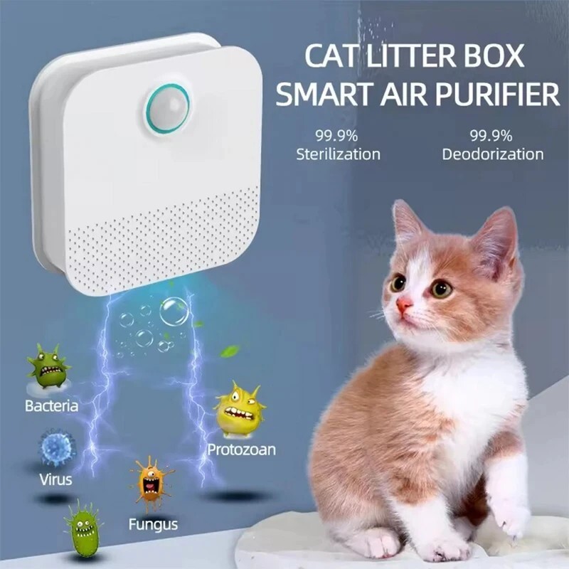 Purificatore d'Aria Lettiera Gatto: Casa Profumata e Pet Friendly