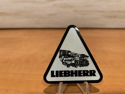 Liebherr All Terrain Crane Union  Hardhat Operating Engineers  Oilfield Sticker