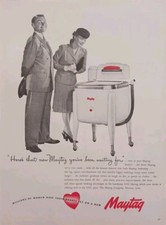 1946 Vintage Maytag Washing Machine  Print Ad...