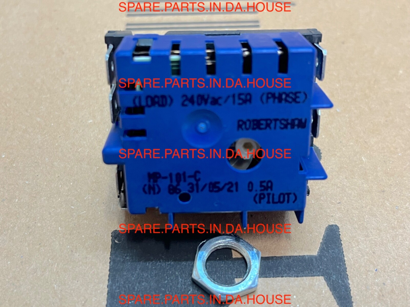 3 x Simpson 924 Supa Nova Stove Cooktop Hotplate Control Switch 61D924W ...