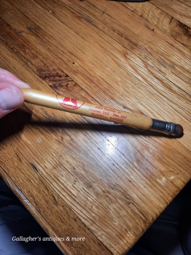 Vintage Texaco Tankstelle Bleistift John Dumler Russell Kansas Öl Gas - Bild 3 von 13