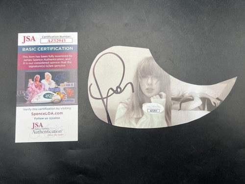 Taylor Swift Signed Autograph Acoustic Guitar Pick Guard Adhesive Pickguard JSA
