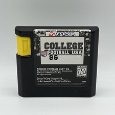 Sega Genesis College Football USA 96 Authentic Tested & Working 1995 EA Sports