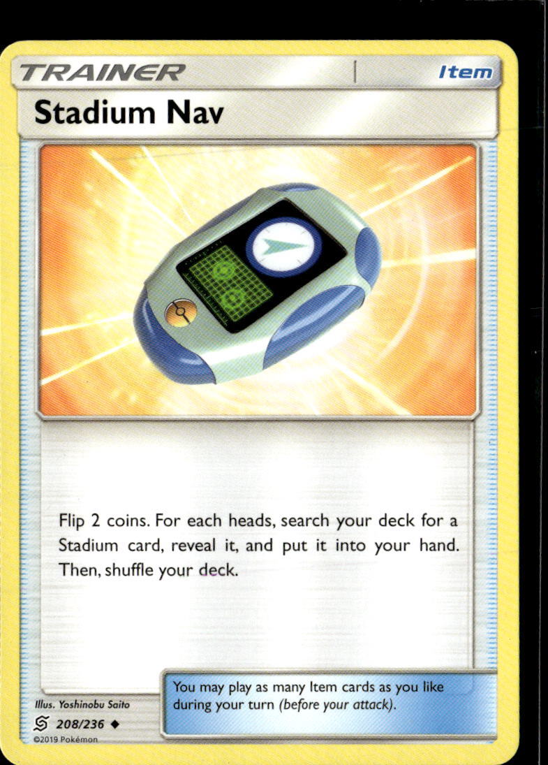 Pokemon Stadium Nav 208/236 Unified Minds Non Holo Uncommon