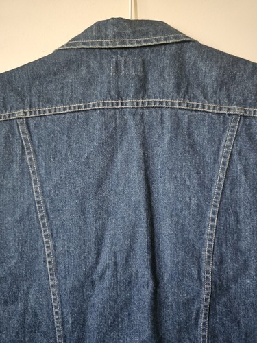 Vintage Wrangler Cotton Denim Vest. Size 40. Made in Hong Kong. - Picture 8 of 10
