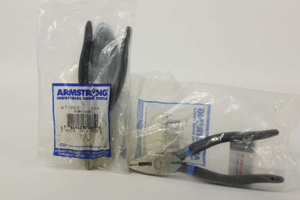 Armstrong Lineman's Pliers 67-063 Made in USA 6-1/4