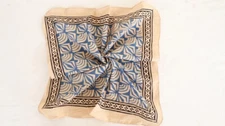 Handmade Wraps Scarf Floral Bandana 100% Cotton Fabric Hand Block printed Scarf