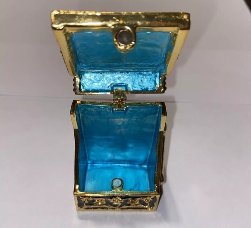 One Arm Bandido Jeweled Enamel Trinket Box Magnetic Art Form, Release #14 - Picture 3 of 4