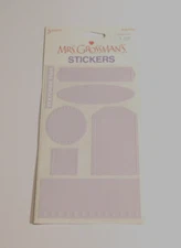 Mrs. Grossman's Stickers Lot 3 Sheets Brand New Package ~Lavender Sachet~ Tags
