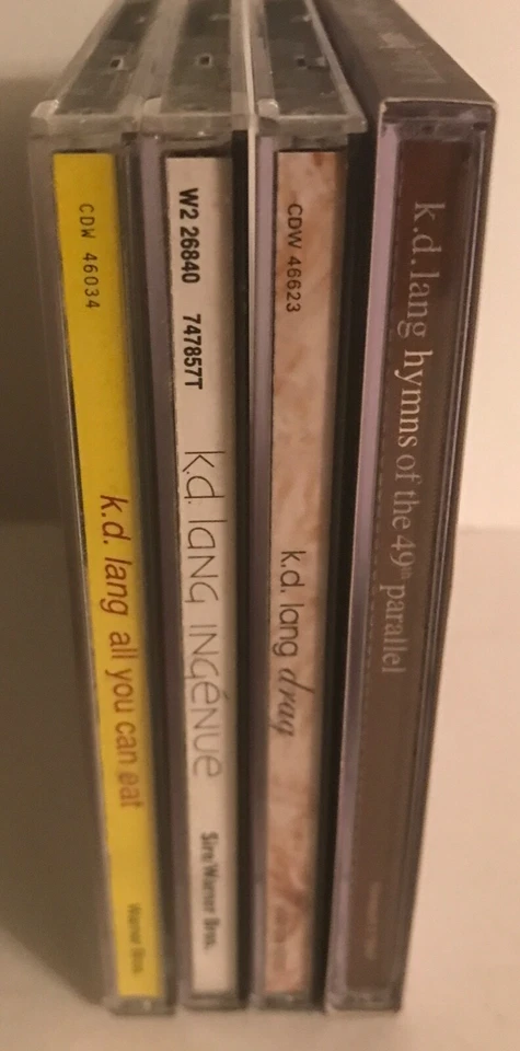 Lote de 4 CD k.d.lang Ingenue + Todo lo que puedas comer + Arrastrar + Himnos del paralelo 49 Foto 2 de 4