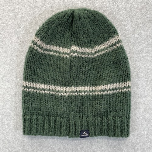 Harry Potter Slytherin Slouch Beanie Green Knit Stocking Hat Logo - Picture 3 of 6