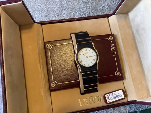 Baume & Mercier Le Roy Swiss Made Quartz Ladies Tank Watch NIB Vintage Unworn