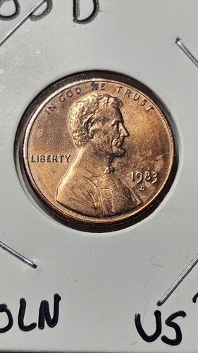1983-D RPM Repunched Mint Mark Memorial Penny - 第 4/8 張圖片