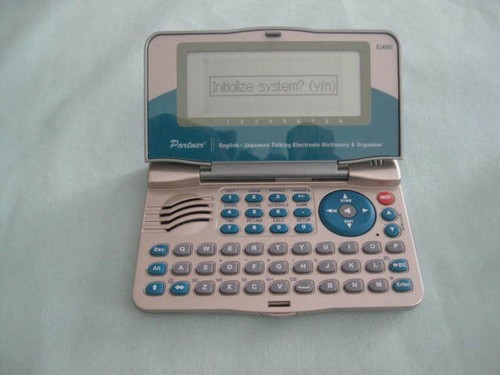 ECTACO PARTNER EJ400T INGLESE - DIZIONARIO PARLANTE GIAPPONESE/ORGANIZZATORE BUSINESS - Foto 2 di 9