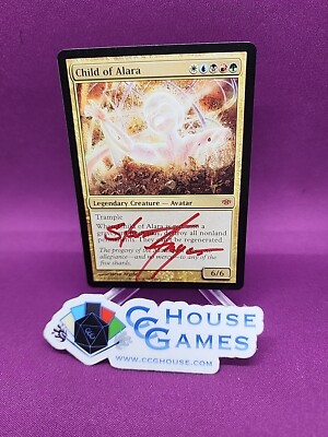MTG Child Of Alara Reborn Shard Artist Signed Steve Argyle Gold Magic  CCGHouseRD