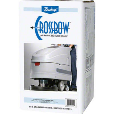 Buckeye Crossbow No Rinse Floor Cleaner, Floral Scent, 5 Gallon Bag in Box