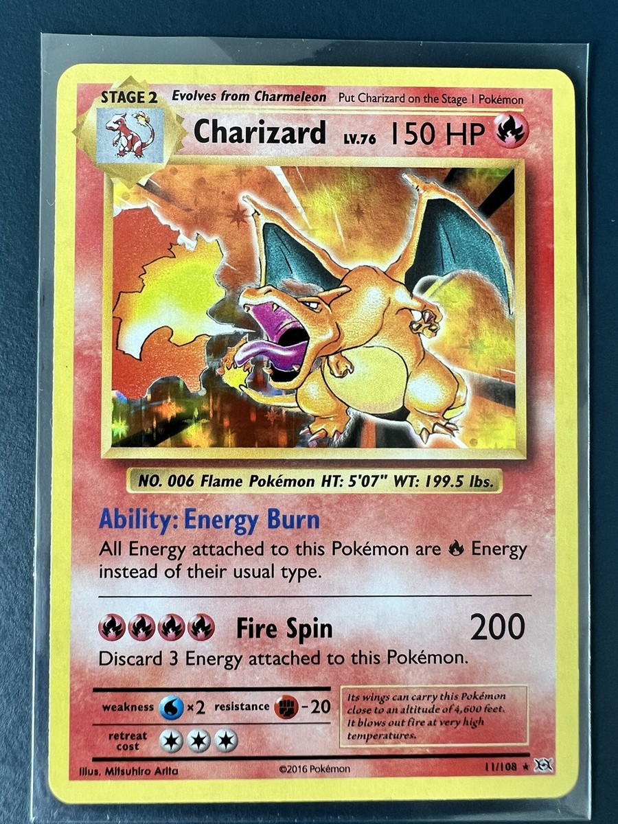 Charizard Holo Rare XY Evolutions 11/108 Near Mint Pokémon Card | eBay