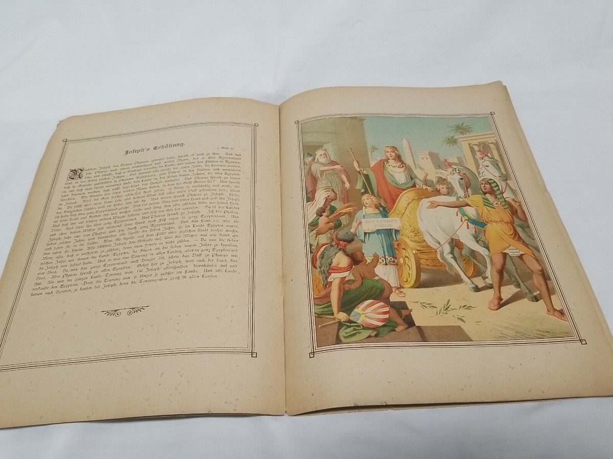 DIE GESCHICHTE JOSEPH'S Ein Biblisches Bilderbuch Antique