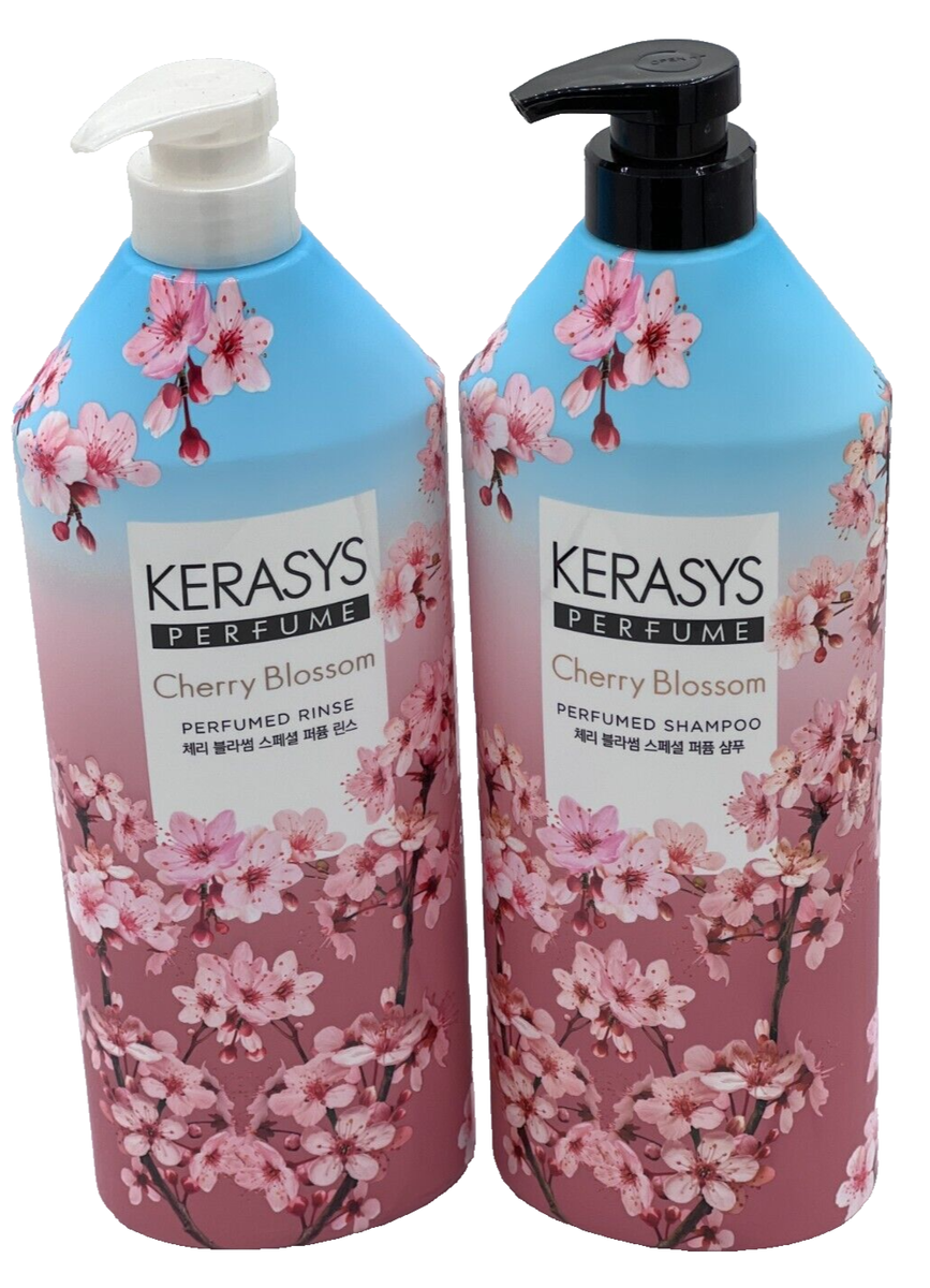 Kerasys ~ Cherry Blossom Perfumed Shampoo & Conditioner 33.8 fl oz