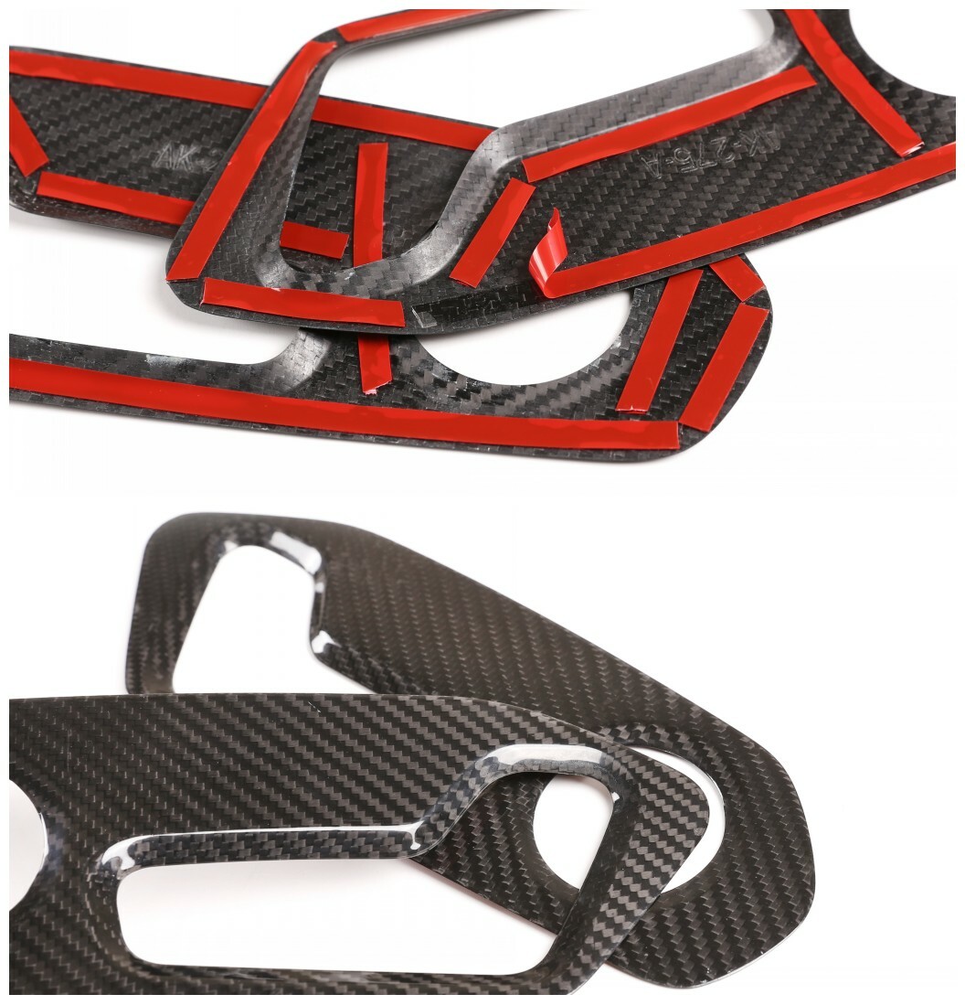 Real Carbon Fiber Inner Seat Handle Panel Trim For Lamborghini URUS 18-23 US