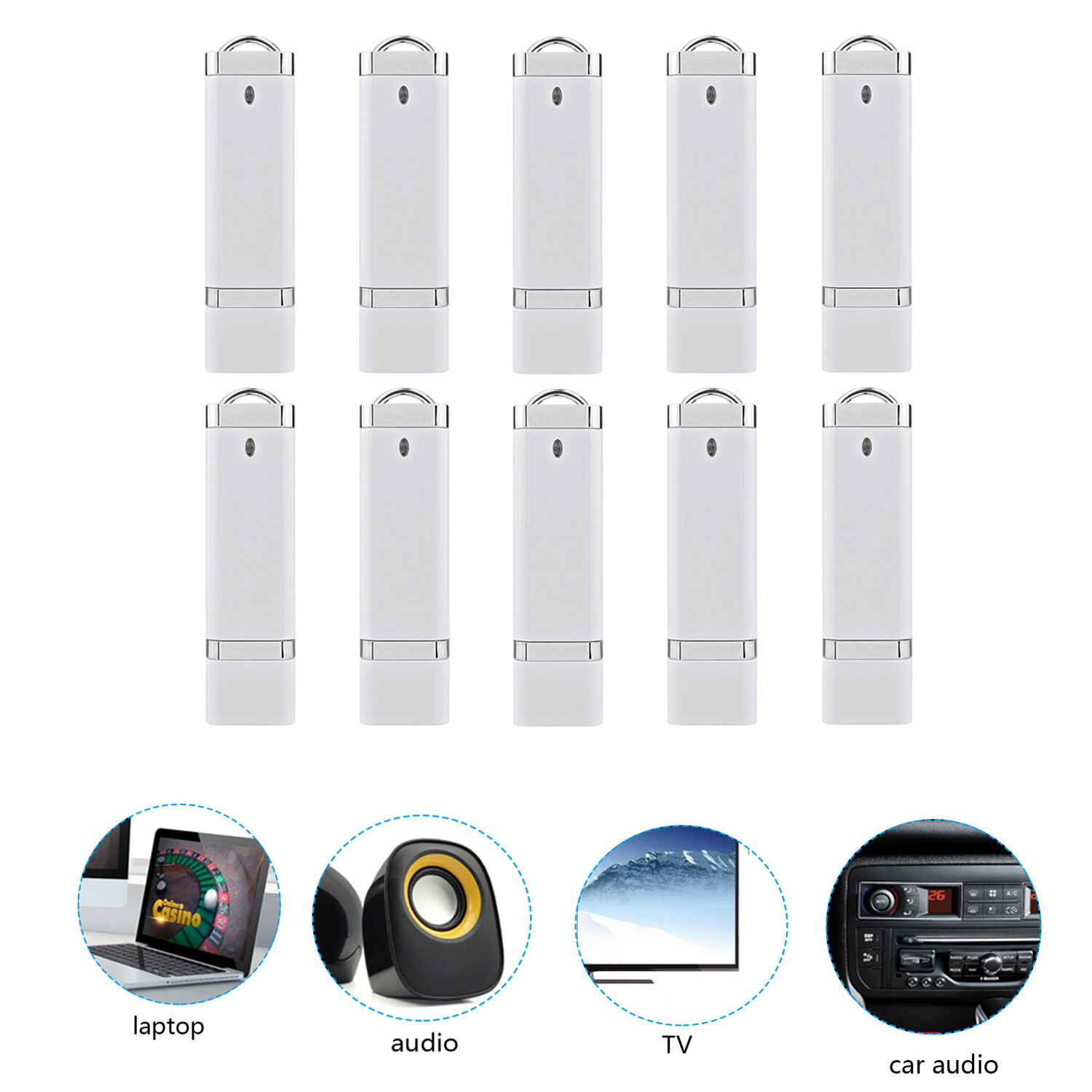 Style 4gb 100pcs Usb 2.0 Flash Drives Memory For Pc Laptop