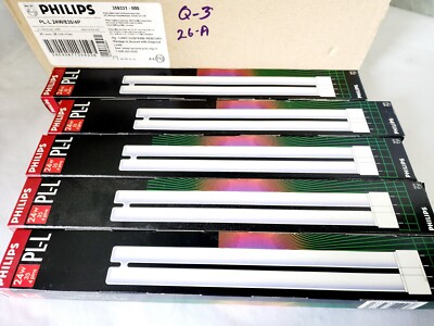 Lot of5- Philips 359331-000, PL-L 24W/835/4P Compact CFL Lamp/ Bulb