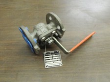 New Tufline SS Valve 067 1/2" Flanged Class 150 PTFE Seat