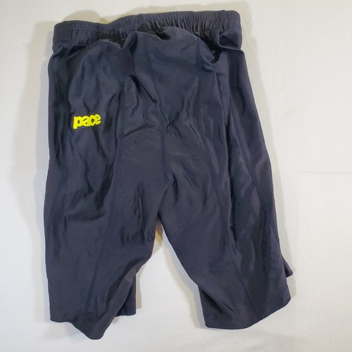 Pace Black Dupont Lycra VTG 90s NWT DAMAGED READ - L Padded Cycling Bike Shorts - Picture 15 of 19
