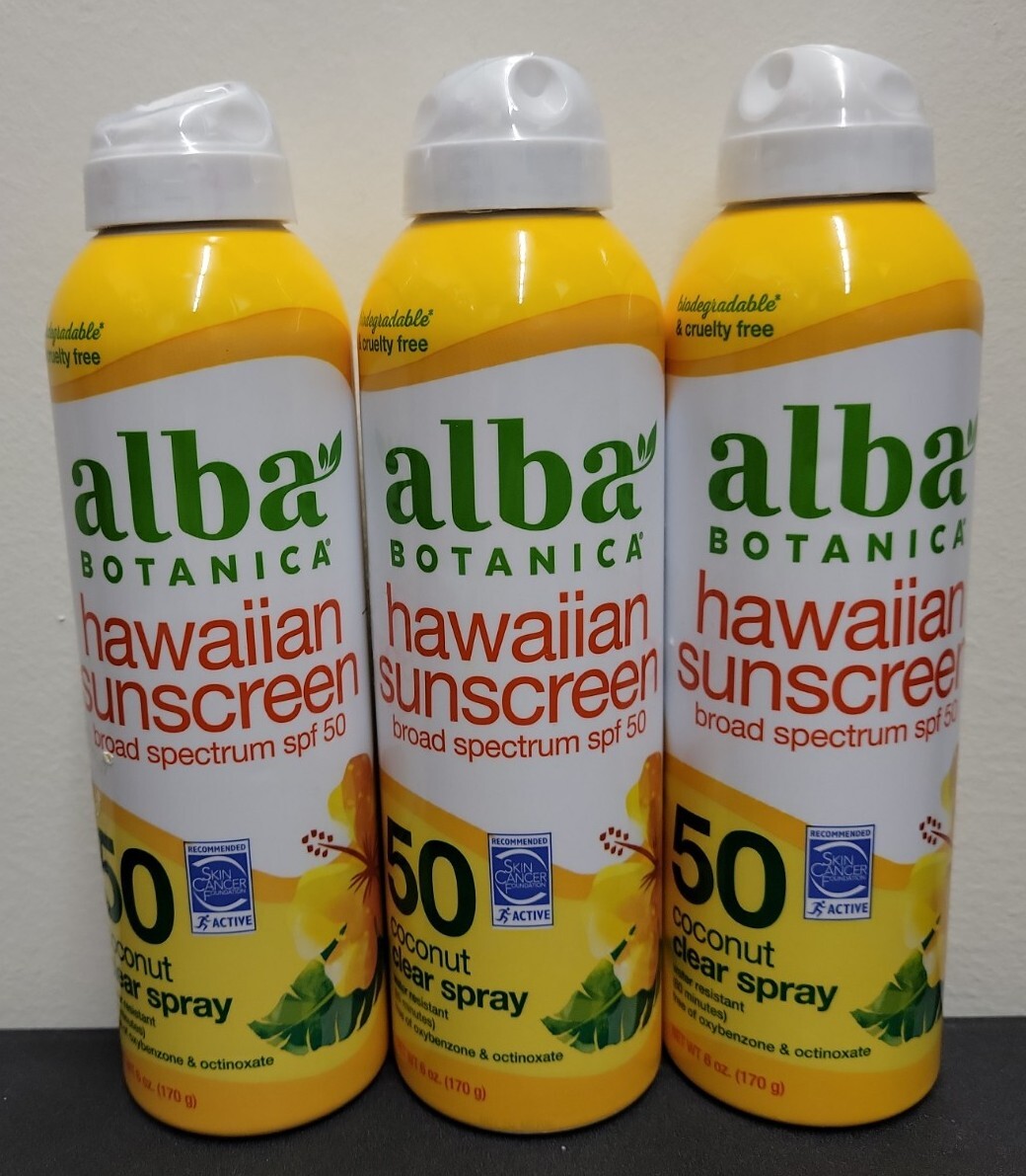 alba botanica coconut sunscreen