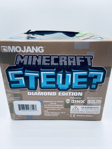 Mojang Minecraft Steve Diamond Edition Figura Alta 6" con Spada 2013 Nuova con Scatola - Foto 10 di 12