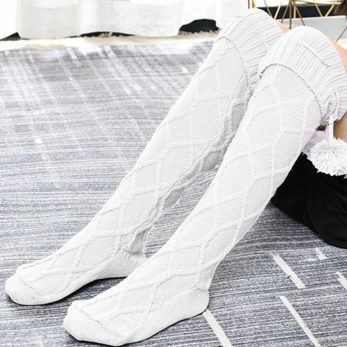 Cable Knit Extra Long Boot Socks Women Girls Over Knee Warm Thigh High Stocking - Bild 15 von 15