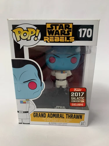 Funko Pop Grand Admiral Thrawn 170 with POP protector 2017 Galactic Con