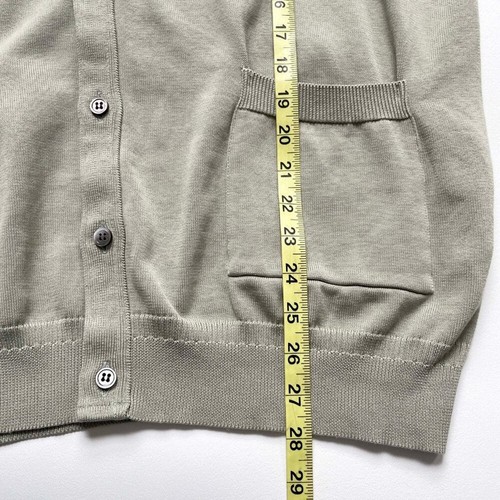 Yashiki Satoyuki Cardigan Cotton Mint Sage Green Size 2 Small Medium - Picture 12 of 13