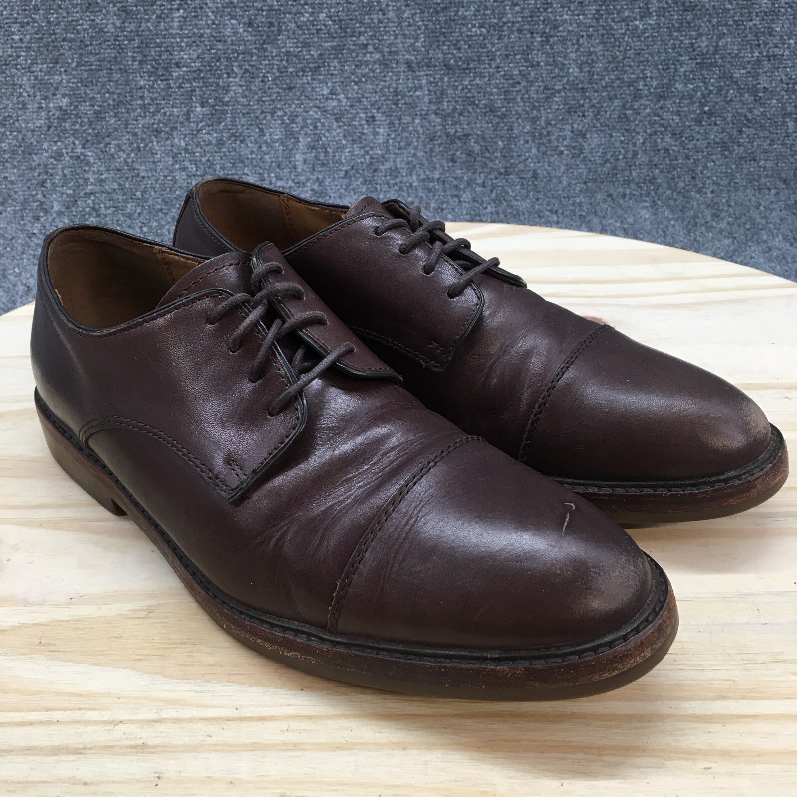 Coach Dress Shoes Mens 10D Brown Garrison Oxford Cap … Gem