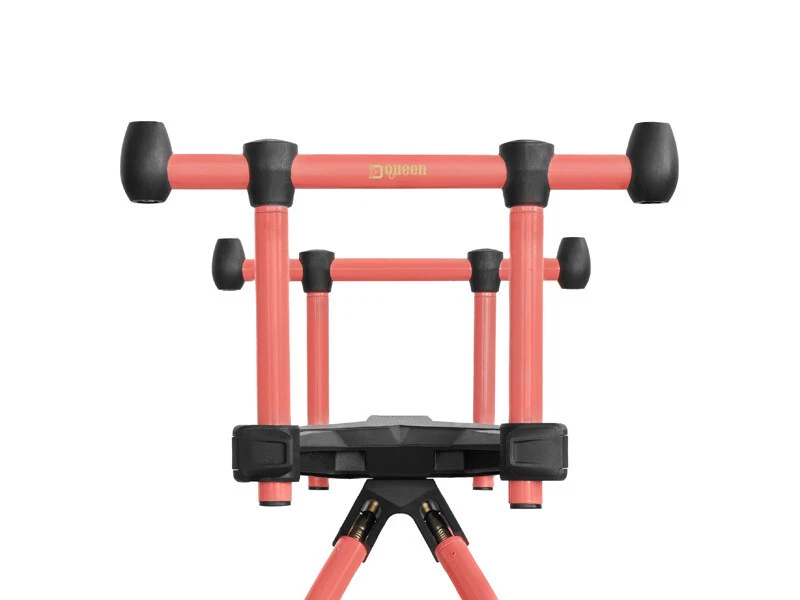 Rod Pod Delphin Bronx Stalx Reina + Bolso Carp Barra de Vaina Fucsia Rosa Girly - Imagen 3 de 4