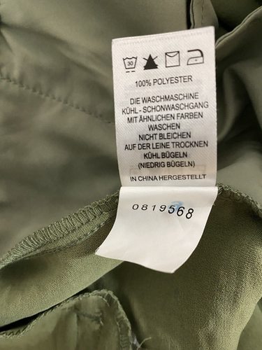 NWOT Christian Lacroix Women Zip Front High-Rise Straight Leg Pants Size 8 Green - Picture 11 of 11