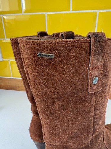 Clarks Gortex Botas de Vaquera Gamuza de Becerro Reino Unido 7.5 EU 41.5 Vaquero Festival Zapatos - Imagen 10 de 16