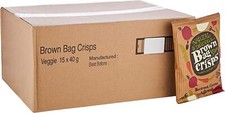Brown Bag Beetroot, Carrot & Parsnip Veg Crisps 15 x 40g Bags