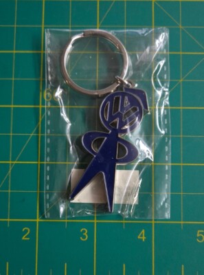 Mr VW Bobble Head Man Keychain Volkswagen Bus Bug Ghia Key Chain