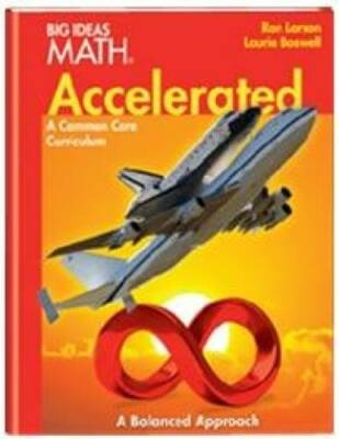 #ad BIG IDEAS MATH Accelerated: Student Edition Red 2014 Hardcover GOOD $11.47